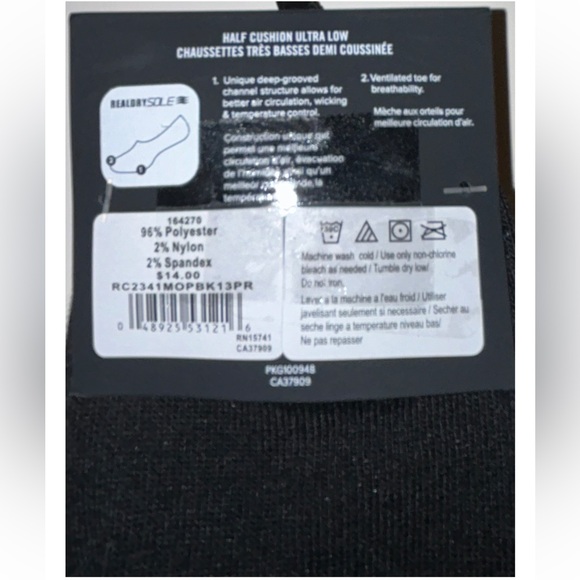 Converse Ultra Low Socks 3 Pair Men 6-12 Black w White Logo 4 Chucks HalfCushion - Picture 5 of 9